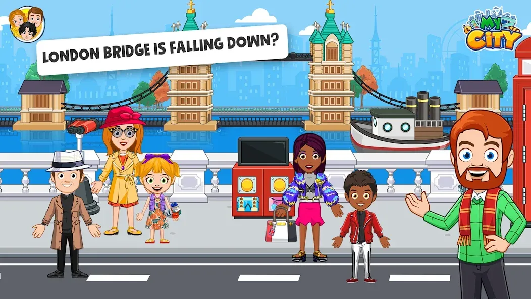 My City : London — Открыты все локации и персонажи, скачать мод APK — скриншот 2 My City : London — Открыты все локации и персонажи, скачать мод APK — скриншот 2