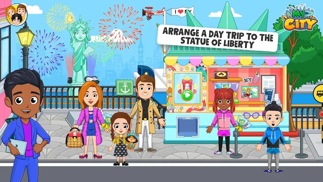 My City: NewYork Trip взломанный APK — Безлимитные деньги и всё открыто — скриншот 4