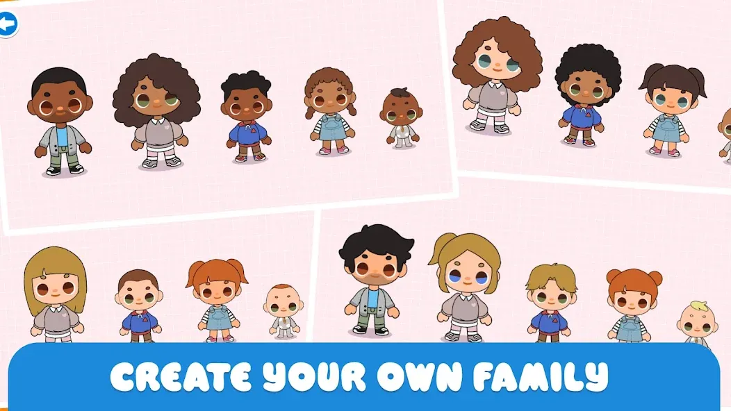 Minni Family Home - Play House бесплатно на Андроид — мод: Открыты все предметы и локации — скриншот 2