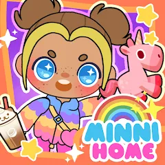 Minni Family Home - Play House бесплатно на Андроид — мод: Открыты все предметы и локации