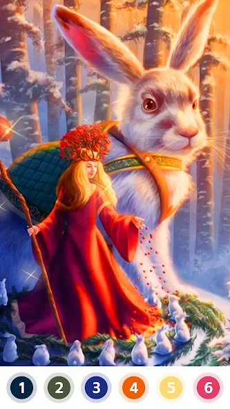 Скачать мод Myth & Fairy Color by Number — Разблокированы все рисунки и цвета — скриншот 2