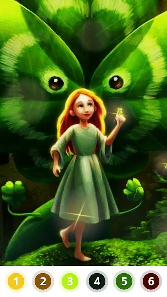 Скачать мод Myth & Fairy Color by Number — Разблокированы все рисунки и цвета — скриншот 4