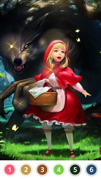 Скачать мод Myth & Fairy Color by Number — Разблокированы все рисунки и цвета — скриншот 5