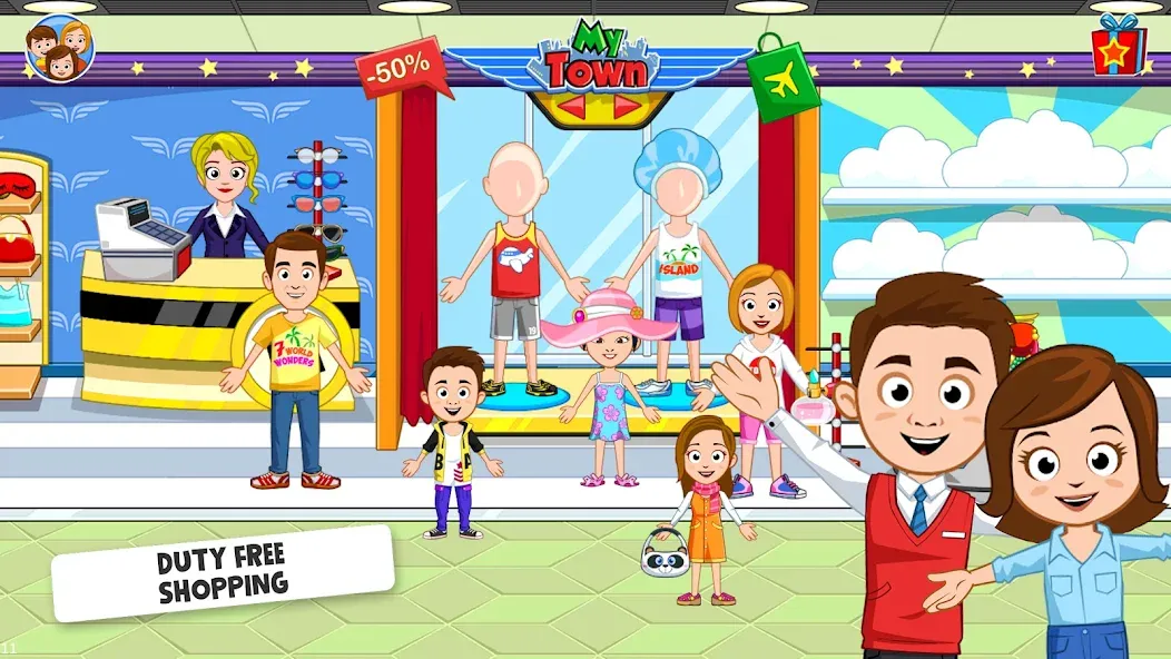 My Town Airport games for kids — последняя версия с модом (Открыты все локации и персонажи) — скриншот 4 My Town Airport games for kids — последняя версия с модом (Открыты все локации и персонажи) — скриншот 4