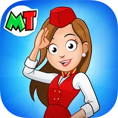 My Town Airport games for kids — последняя версия с модом (Открыты все локации и персонажи)