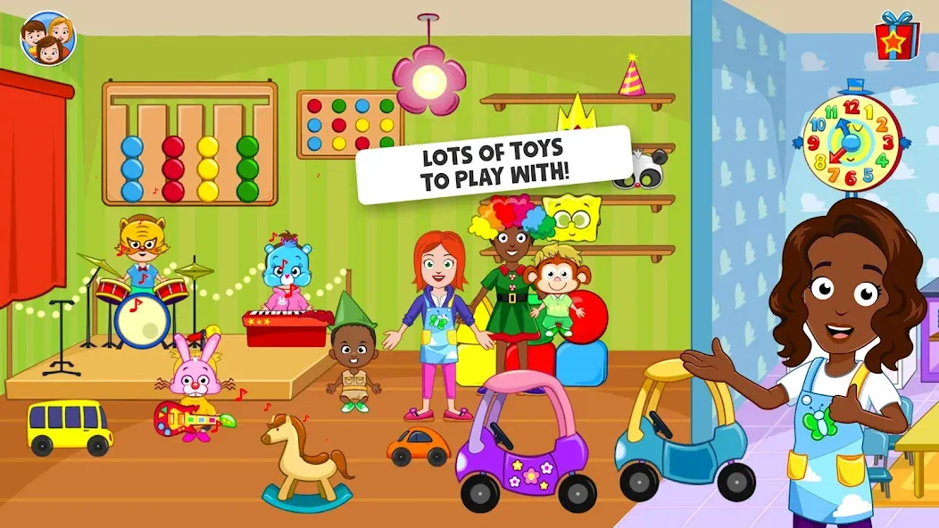 My Town : Daycare Game MOD APK: Безлимитные деньги и все персонажи открыты — скриншот 3 My Town : Daycare Game MOD APK: Безлимитные деньги и все персонажи открыты — скриншот 3