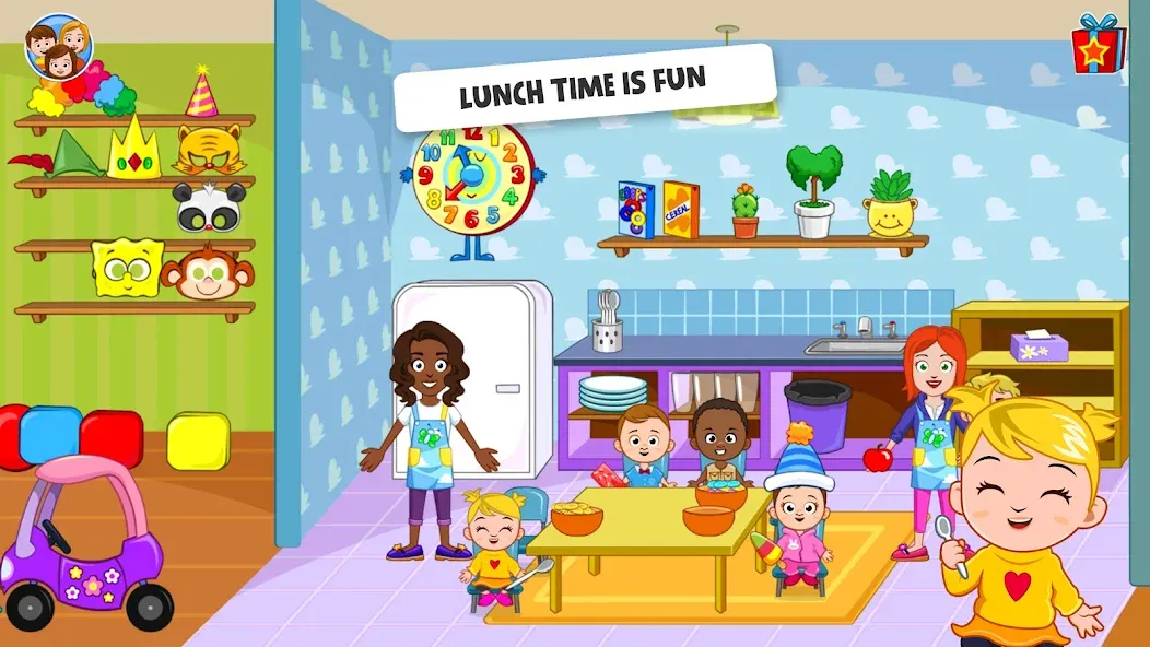 My Town : Daycare Game MOD APK: Безлимитные деньги и все персонажи открыты — скриншот 4 My Town : Daycare Game MOD APK: Безлимитные деньги и все персонажи открыты — скриншот 4