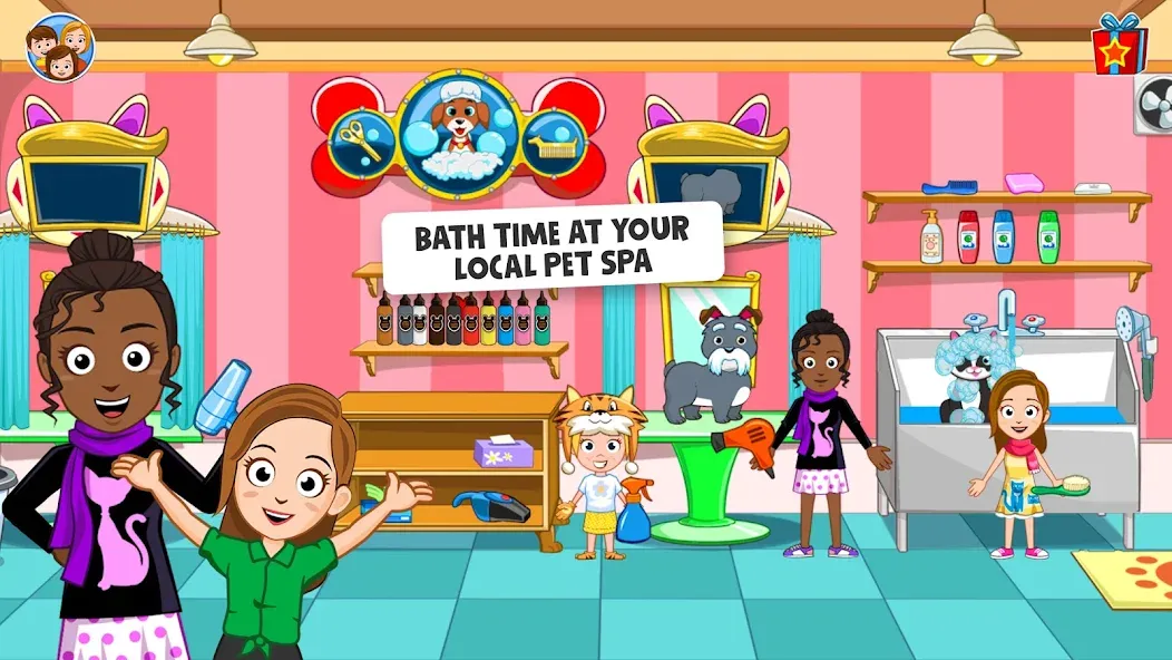 My Town: Pet games & Animals — последняя версия с модом (Безлимитные деньги и все питомцы открыты) — скриншот 5 My Town: Pet games & Animals — последняя версия с модом (Безлимитные деньги и все питомцы открыты) — скриншот 5