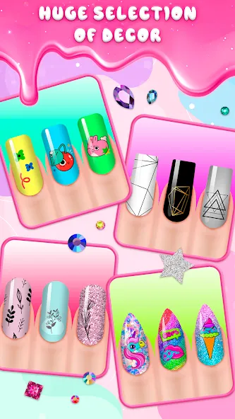 Скачать взлом Nail Salon — Безлимитные деньги и все инструменты — скриншот 2