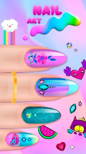 Скачать взлом Nail Salon — Безлимитные деньги и все инструменты — скриншот 3