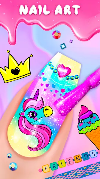 Скачать взлом Nail Salon — Безлимитные деньги и все инструменты — скриншот 4