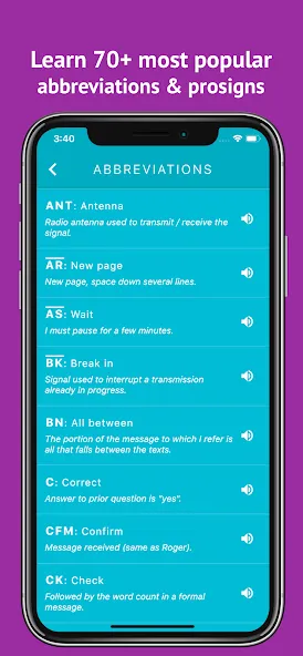 Morse Mania: Learn Morse Code — взломанная версия, Изучение азбуки морзе без ограничений — скриншот 4