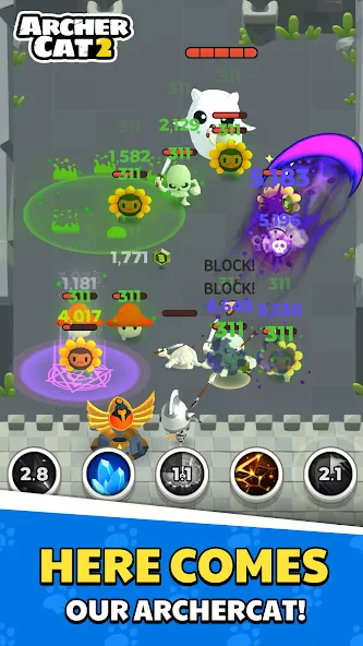 Скачать Archer Cat 2 — Безлимитные монеты и жизни — скриншот 2 Скачать Archer Cat 2 — Безлимитные монеты и жизни — скриншот 2