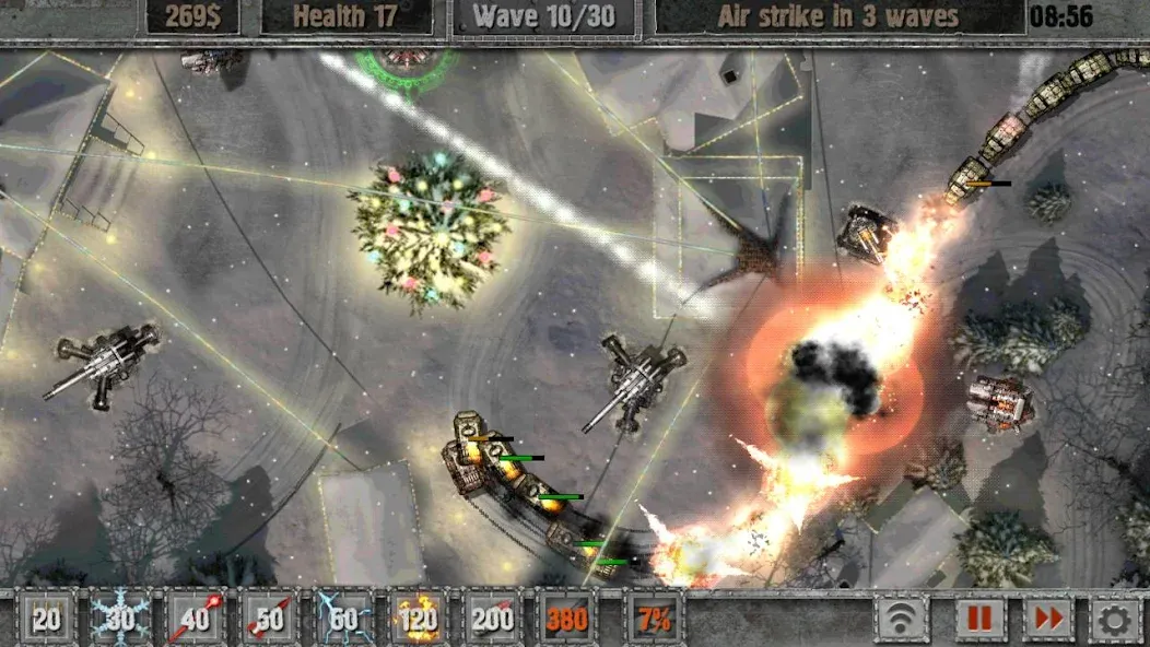 Defense Zone 2 HD Lite — скачать мод: Безлимитные деньги и открыты все уровни — скриншот 2