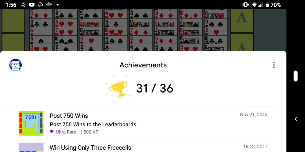 FreeCell with Leaderboards — взломанная версия, Открыты все уровни и функции — скриншот 4 FreeCell with Leaderboards — взломанная версия, Открыты все уровни и функции — скриншот 4