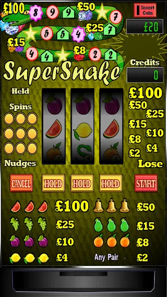 Скачать Super Snake Slot Machine — Безлимитные монеты и бонусы — скриншот 1