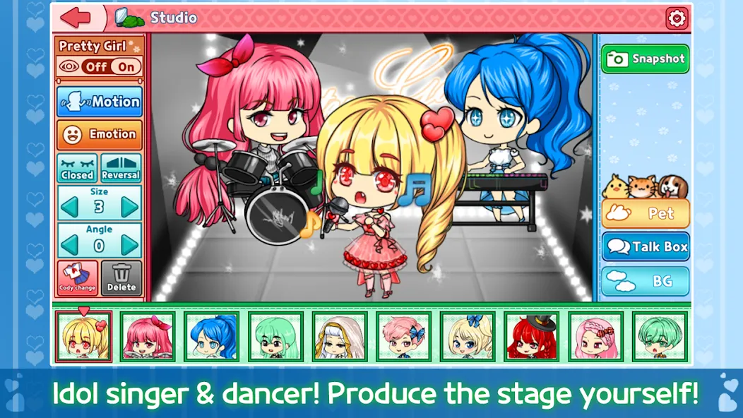 Скачать My Prettygirl Story : Dress Up последней версии — Разблокированы все наряды и аксессуары — скриншот 5