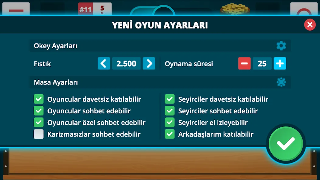 Okey Online MOD APK: Игра без рекламы и ограничений — скриншот 3