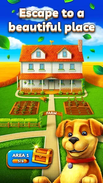 Скачать Joey's Farm - Tile Match мод — Безлимитные подсказки и жизни — скриншот 3 Скачать Joey's Farm - Tile Match мод — Безлимитные подсказки и жизни — скриншот 3