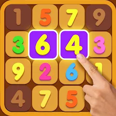 Number Match: Ten Crush Puzzle на телефон — скачать мод: Безлимитные подсказки и отмены ходов
