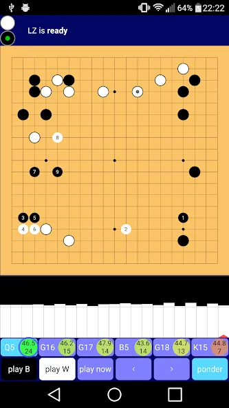 Lazy Baduk MOD APK: Разблокированы все доски и подсказки — скриншот 2