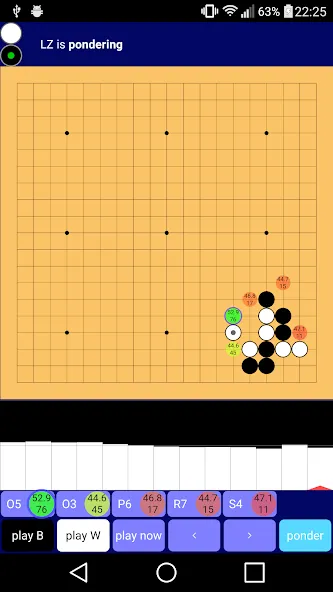 Lazy Baduk MOD APK: Разблокированы все доски и подсказки — скриншот 3