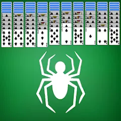 Spider Solitaire — взломанная версия, Безлимитные подсказки и отмена ходов