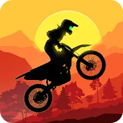 Скачать Sunset Bike Racer - Motocross на Андроид с модом — Безлимитные деньги и все мотоциклы
