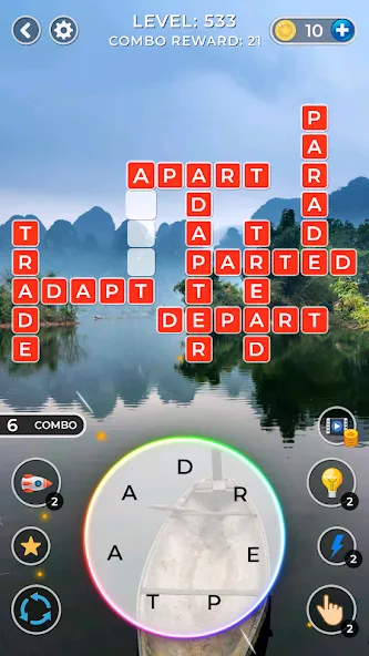 Скачать WOW4:Word Connect Offline Word последней версии — Без рекламы и подсказки доступны — скриншот 4