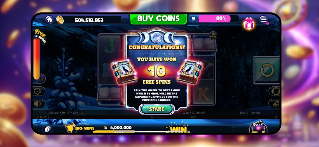 Majestic Slots: Slot Machine MOD APK: Безлимитные монеты и бесплатные вращения — скриншот 4 Majestic Slots: Slot Machine MOD APK: Безлимитные монеты и бесплатные вращения — скриншот 4