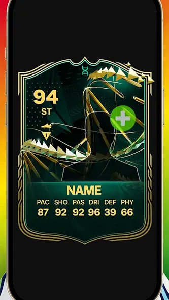 FC Card Creator — взломанная версия, Безлимитные монеты и все карты открыты — скриншот 4 FC Card Creator — взломанная версия, Безлимитные монеты и все карты открыты — скриншот 4