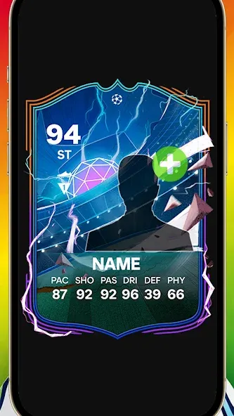 FC Card Creator — взломанная версия, Безлимитные монеты и все карты открыты — скриншот 5 FC Card Creator — взломанная версия, Безлимитные монеты и все карты открыты — скриншот 5