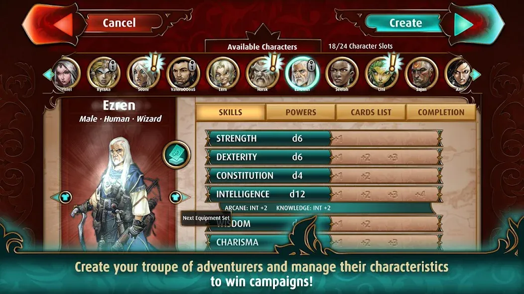 Pathfinder Adventures MOD APK скачать на Андроид — Безлимитные ресурсы и открытые карты — скриншот 2 Pathfinder Adventures MOD APK скачать на Андроид — Безлимитные ресурсы и открытые карты — скриншот 2