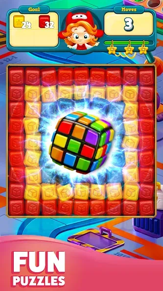 Скачать взлом Toy Blast — Безлимитные жизни и ходы — скриншот 3