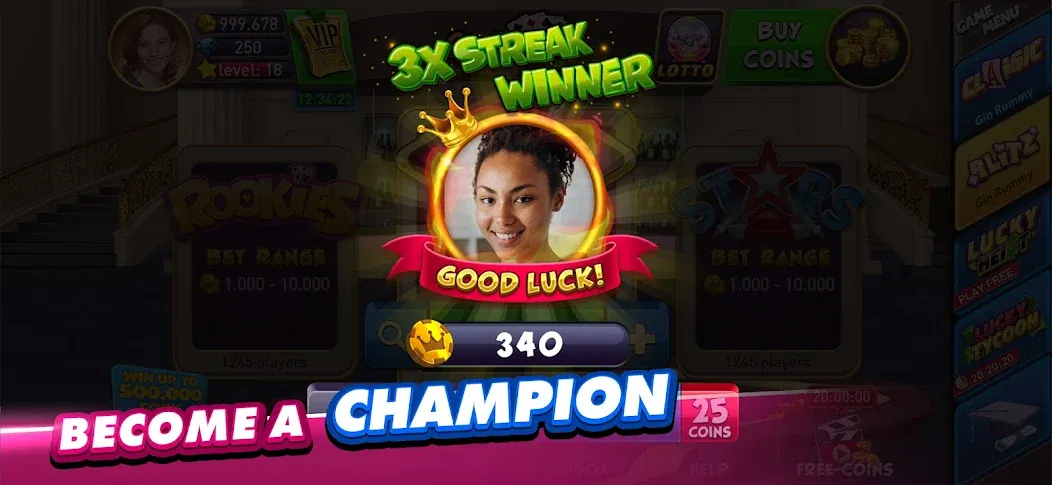 Gin Rummy Plus: Fun Card Game MOD APK: Безлимитные фишки и бонусы — скриншот 5 Gin Rummy Plus: Fun Card Game MOD APK: Безлимитные фишки и бонусы — скриншот 5