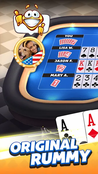 Скачать Rummy Plus -Original Card Game Mod APK — Безлимитные монеты и подсказки — скриншот 1