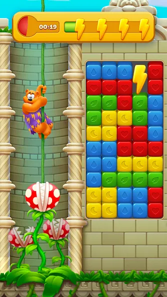 Toon Blast — взломанная версия, Безлимитные жизни и усиленные бонусы — скриншот 1 Toon Blast — взломанная версия, Безлимитные жизни и усиленные бонусы — скриншот 1
