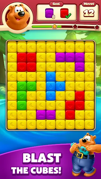 Toon Blast — взломанная версия, Безлимитные жизни и усиленные бонусы — скриншот 4 Toon Blast — взломанная версия, Безлимитные жизни и усиленные бонусы — скриншот 4