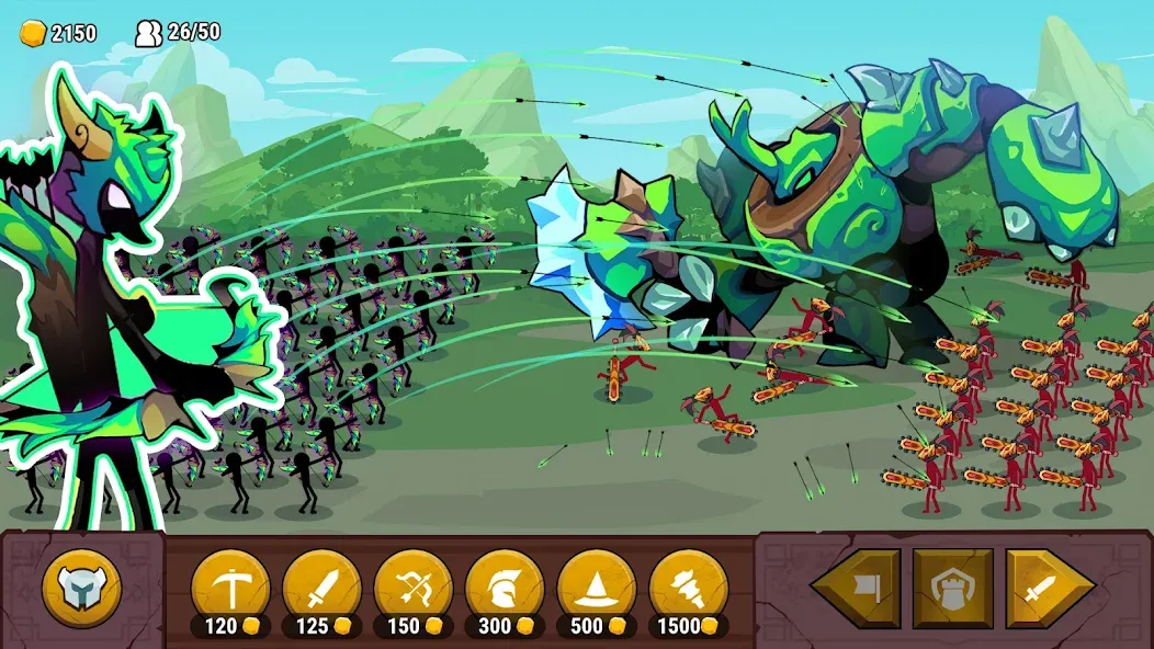 Stick of Thrones мод на Андроид: Безлимитные монеты и разблокированы уровни — скриншот 1