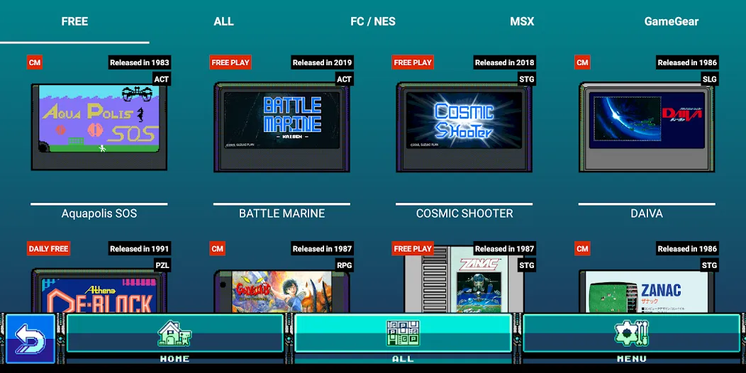PicoPico - 8bit Retro Games бесплатно на Андроид — мод: Классические 8битные игры без ограничений — скриншот 1