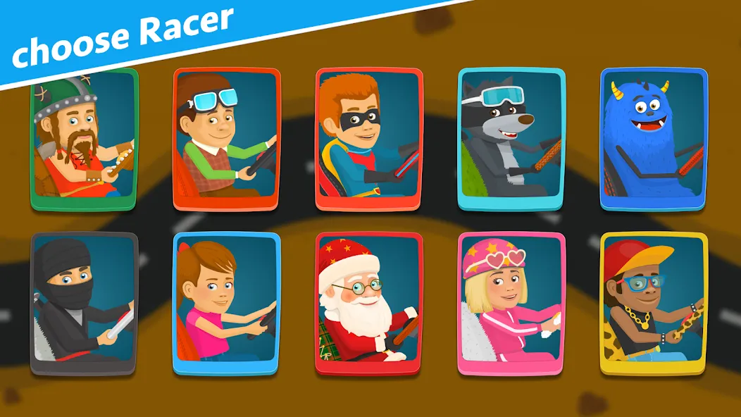 Racing car games for kids 2-5 мод на Андроид: Без рекламы и все машины открыты — скриншот 1