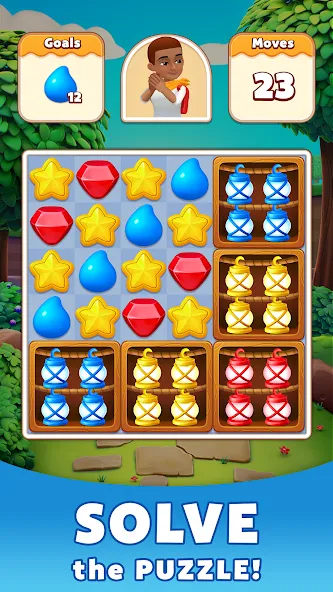Скачать Treasure Party: Puzzle Fun! Mod APK — Безлимитные подсказки и монеты — скриншот 3