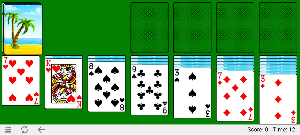 Classic Solitaire взлом на Андроид — Без рекламы и открыты все темы — скриншот 1 Classic Solitaire взлом на Андроид — Без рекламы и открыты все темы — скриншот 1