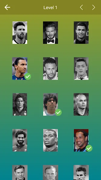 Скачать Guess the Soccer Player: Quiz на Андроид с модом — Открыты все игроки и подсказки — скриншот 3 Скачать Guess the Soccer Player: Quiz на Андроид с модом — Открыты все игроки и подсказки — скриншот 3