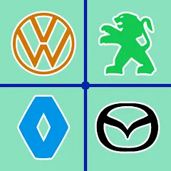 Скачать Car Logo Quiz — Guess the Car на Андроид с модом — Открыты все автомобильные логотипы