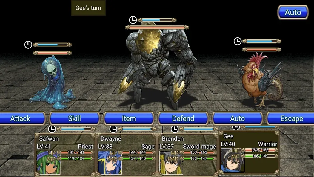 Мод Dungeon RPG -Abyssal Dystopia- — Безлимитные ресурсы и мощное снаряжение, скачать APK — скриншот 4