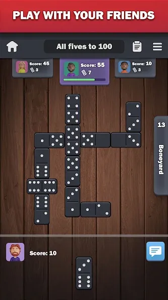 Dominoes online - play Domino! MOD APK скачать на Андроид — Без рекламы и все режимы — скриншот 2