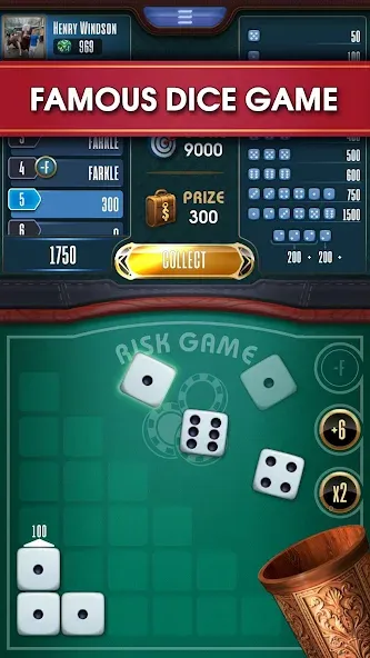 Скачать Farkle online 10000 Dice Game мод — Безлимитные монеты и без рекламы — скриншот 1 Скачать Farkle online 10000 Dice Game мод — Безлимитные монеты и без рекламы — скриншот 1