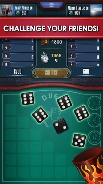 Скачать Farkle online 10000 Dice Game мод — Безлимитные монеты и без рекламы — скриншот 3 Скачать Farkle online 10000 Dice Game мод — Безлимитные монеты и без рекламы — скриншот 3