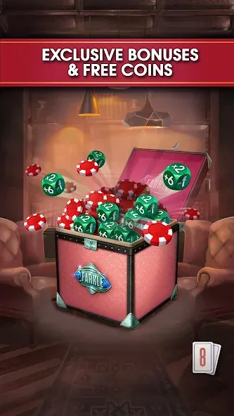 Скачать Farkle online 10000 Dice Game мод — Безлимитные монеты и без рекламы — скриншот 4 Скачать Farkle online 10000 Dice Game мод — Безлимитные монеты и без рекламы — скриншот 4